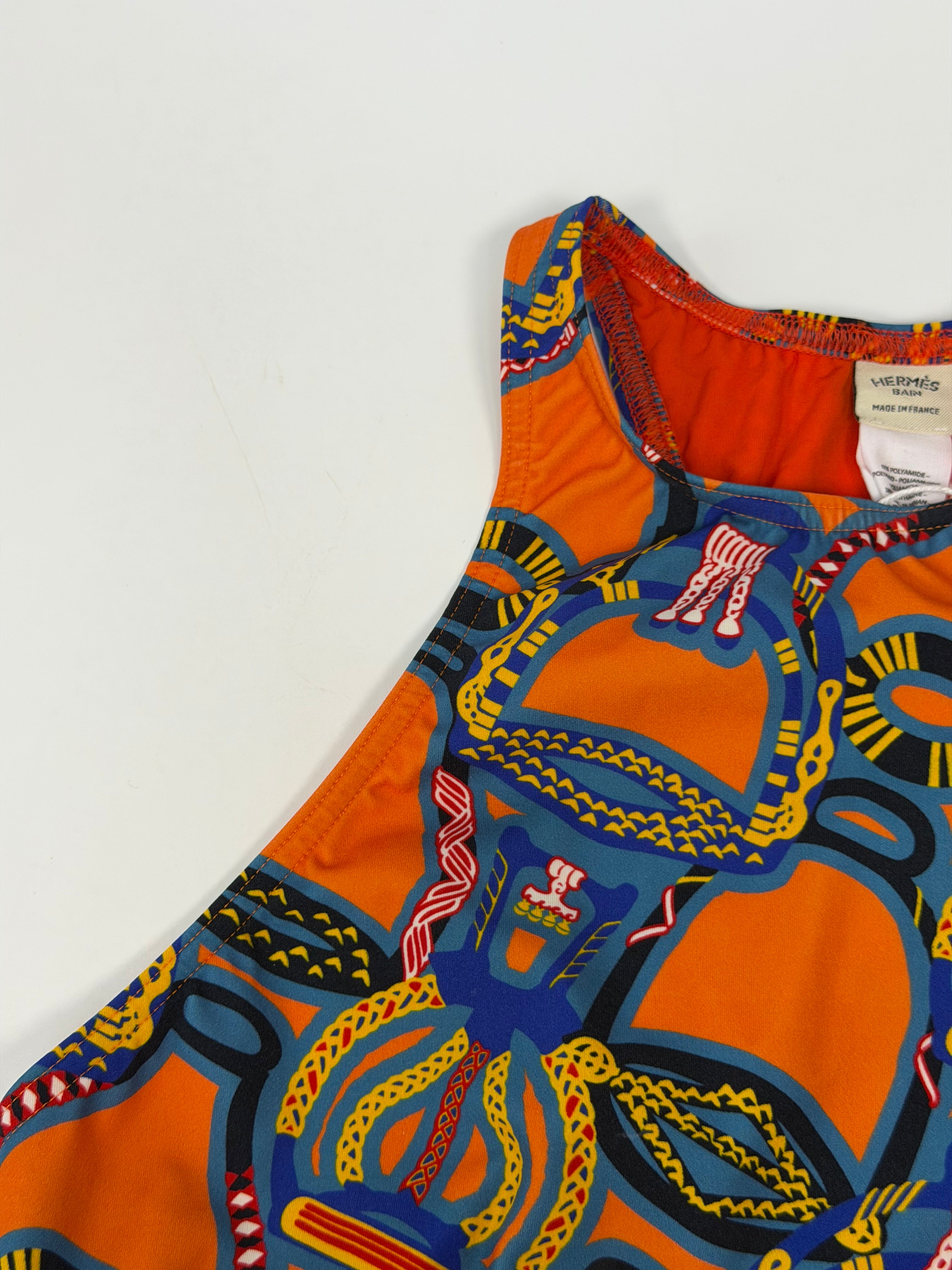 Hermès Printed Bikini Top (Size UK8 ). Authentic and preloved in excellent condition. 100% guarantee