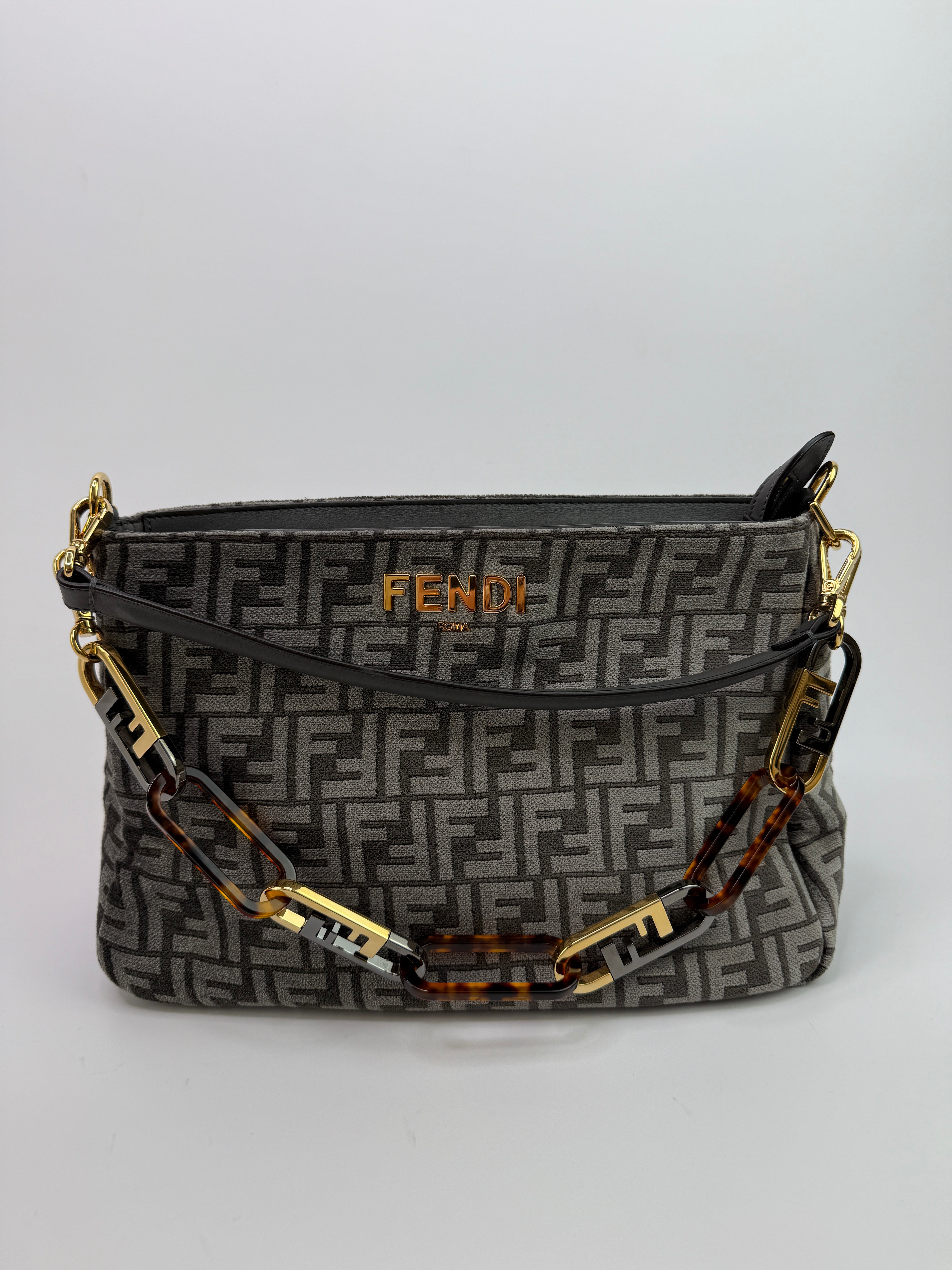 Fendi FF 909 O' Lock Shoulder Bag