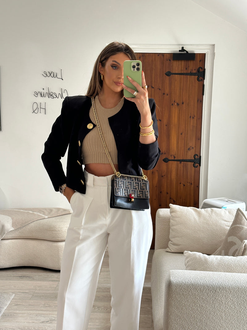 Fendi Kan U FF Shoulder Bag