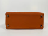 Hermès Kelly 25 In Orange Togo Leather With PHW
