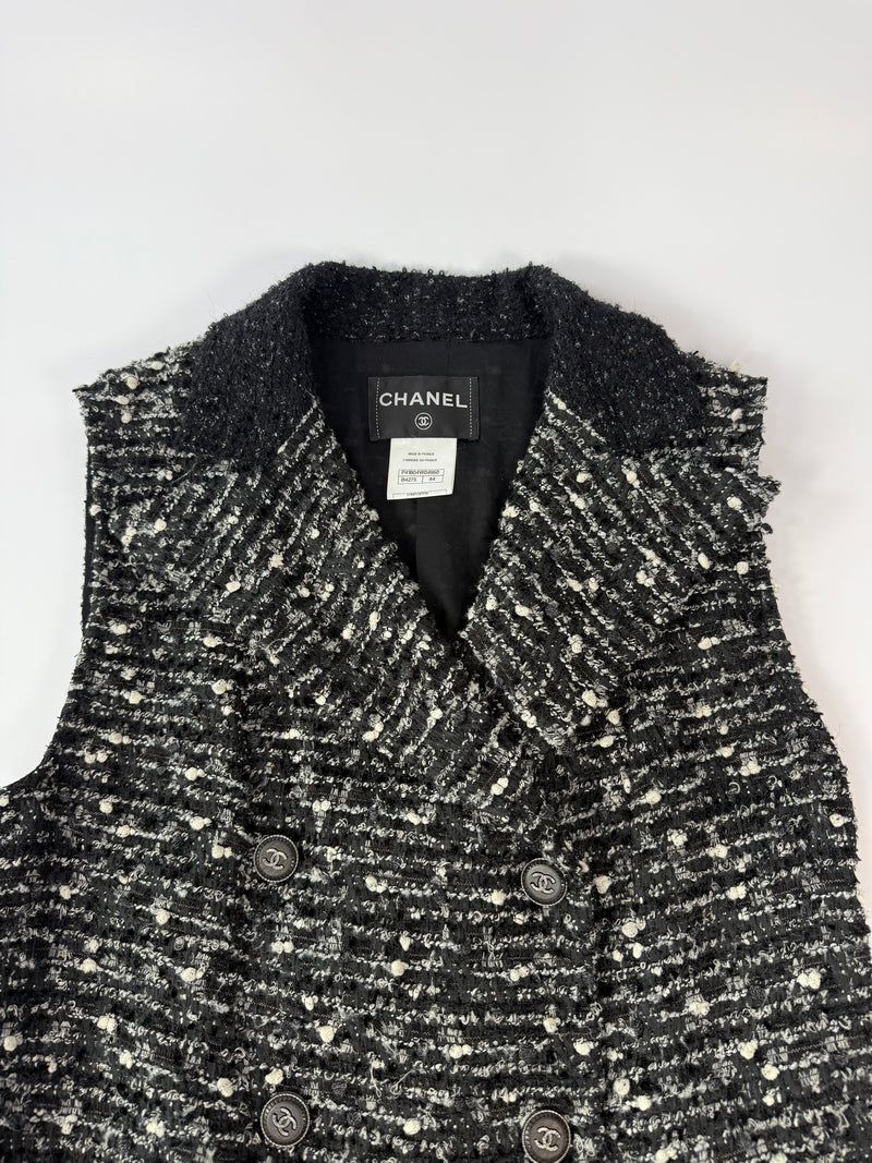 Chanel Tweed Jacket (Size FR44/UK16)