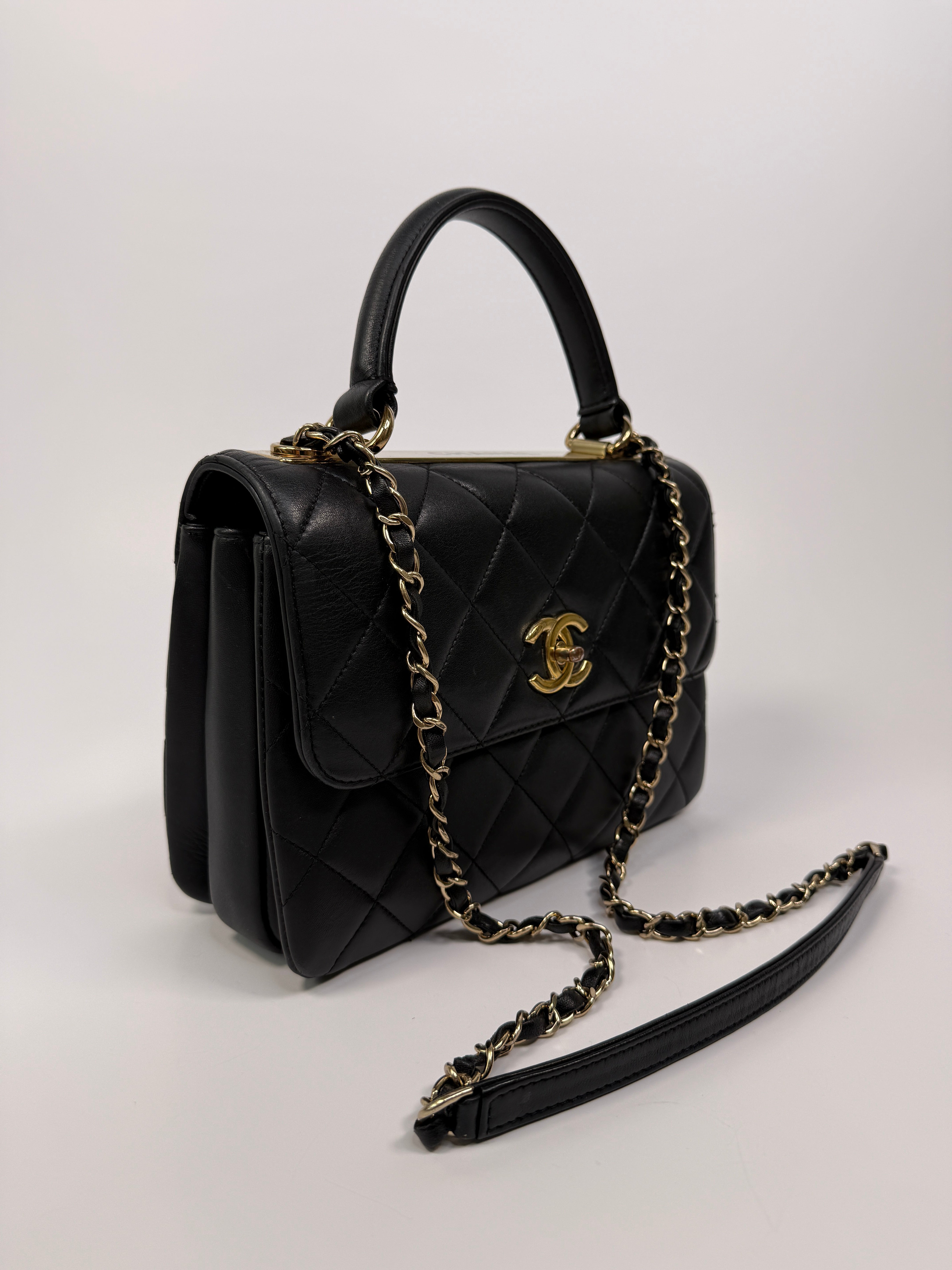 Chanel Small Trendy Top Handle Flap Bag
Pre Loved & Authentic 