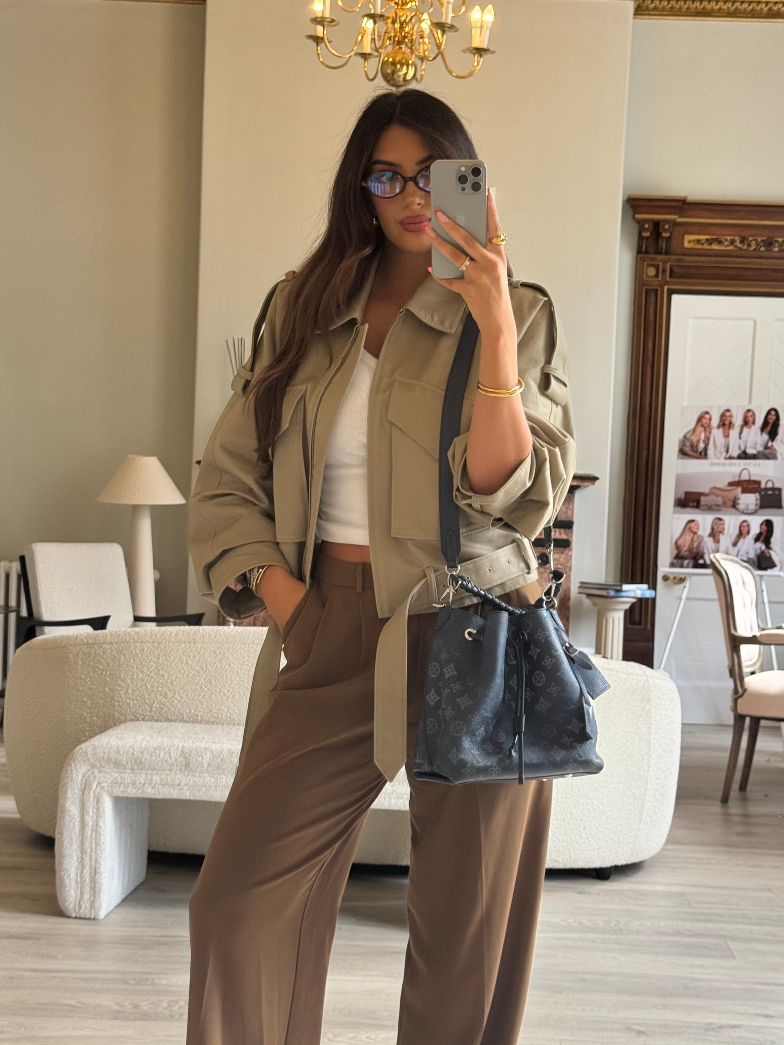 Louis Vuitton Muria Bucket Bag In Mahina Calfskin Leather