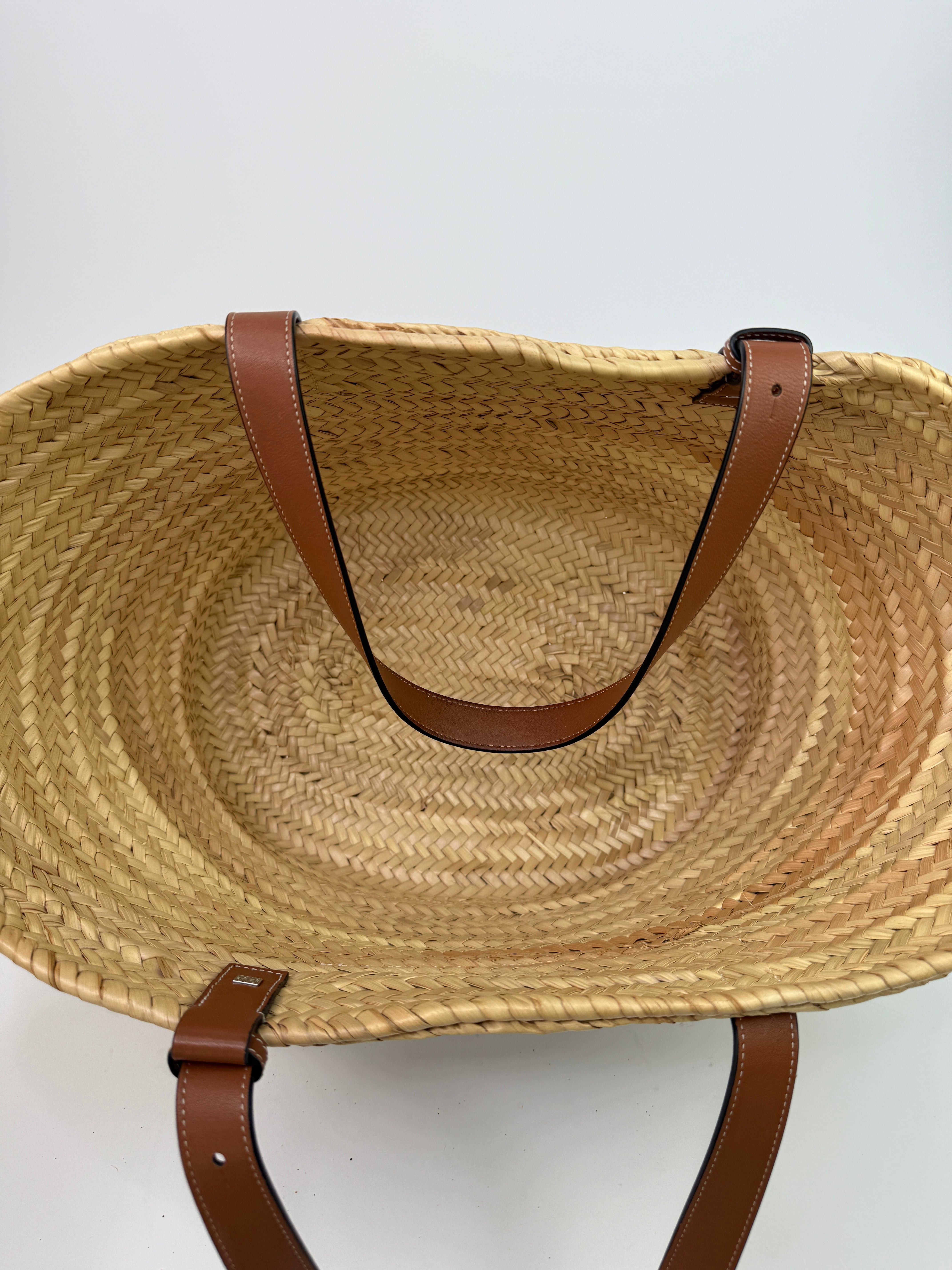 Loewe Large Raffia Bag