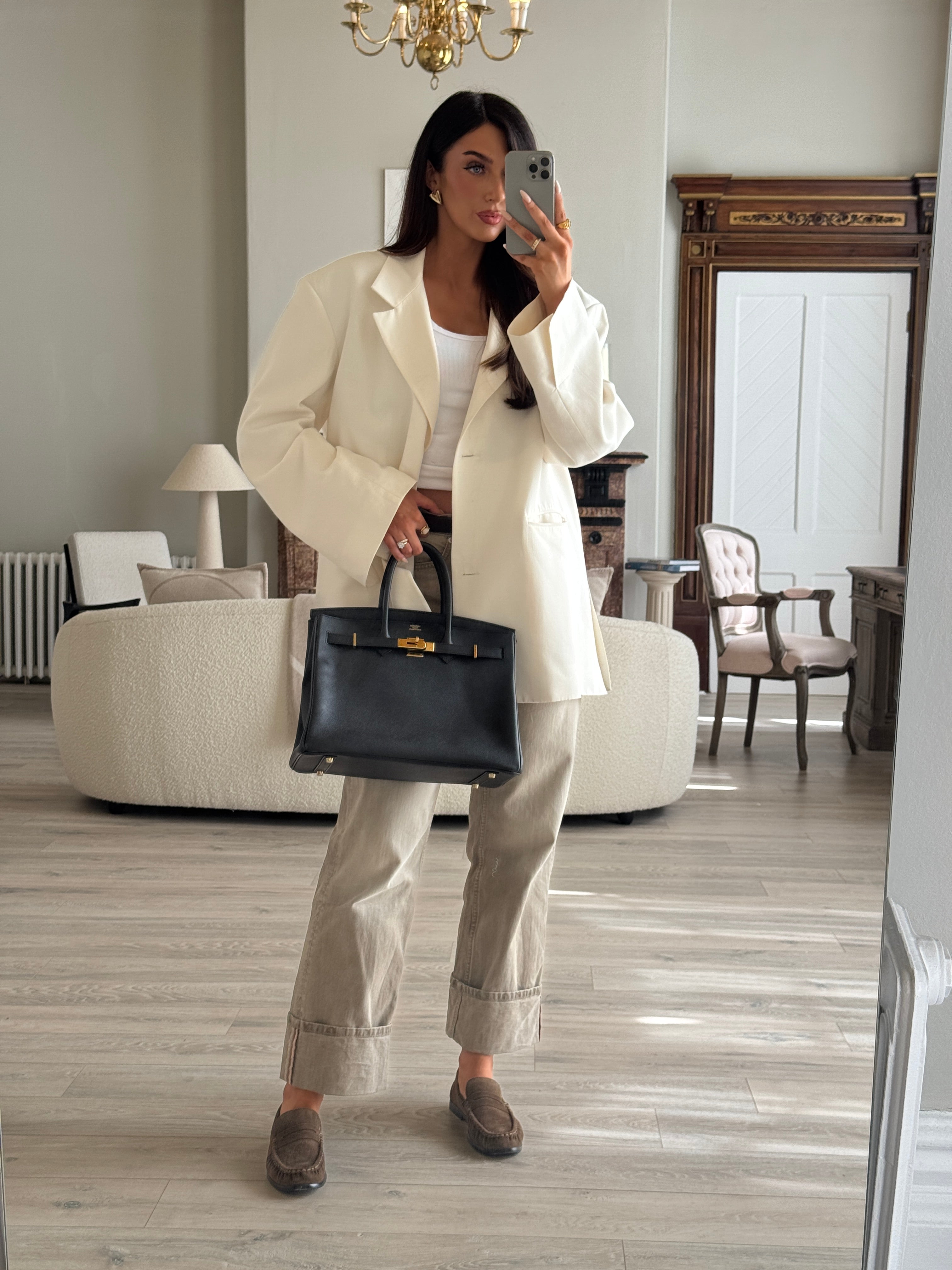 Authentic Pre Loved Hermès Birkin 35 Black Epsom Leather Gold Hardware Excellent Condition