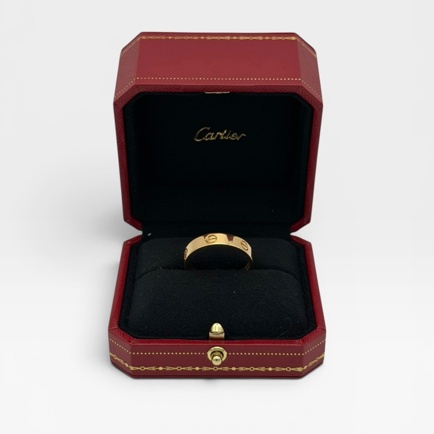 Cartier Love Ring Classic Model In 18kt Yellow Gold