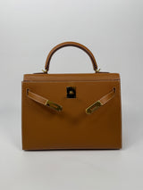 Hermès Kelly 32 Gold Sellier Epsom Leather With GHW