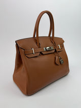 Hermès Birkin 30 In Gold Swift Leather With PHW