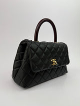 Chanel Small Coco In Black Caviar Leather With GHW