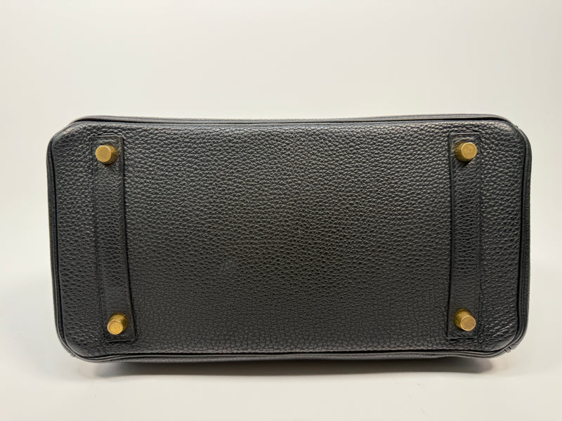 Hermès Birkin 30 In Black Togo Leather With GHW