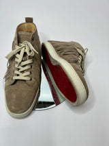 Christian Louboutin Brown Fringed High Top Trainers (Size 43.5 /UK 9.5)