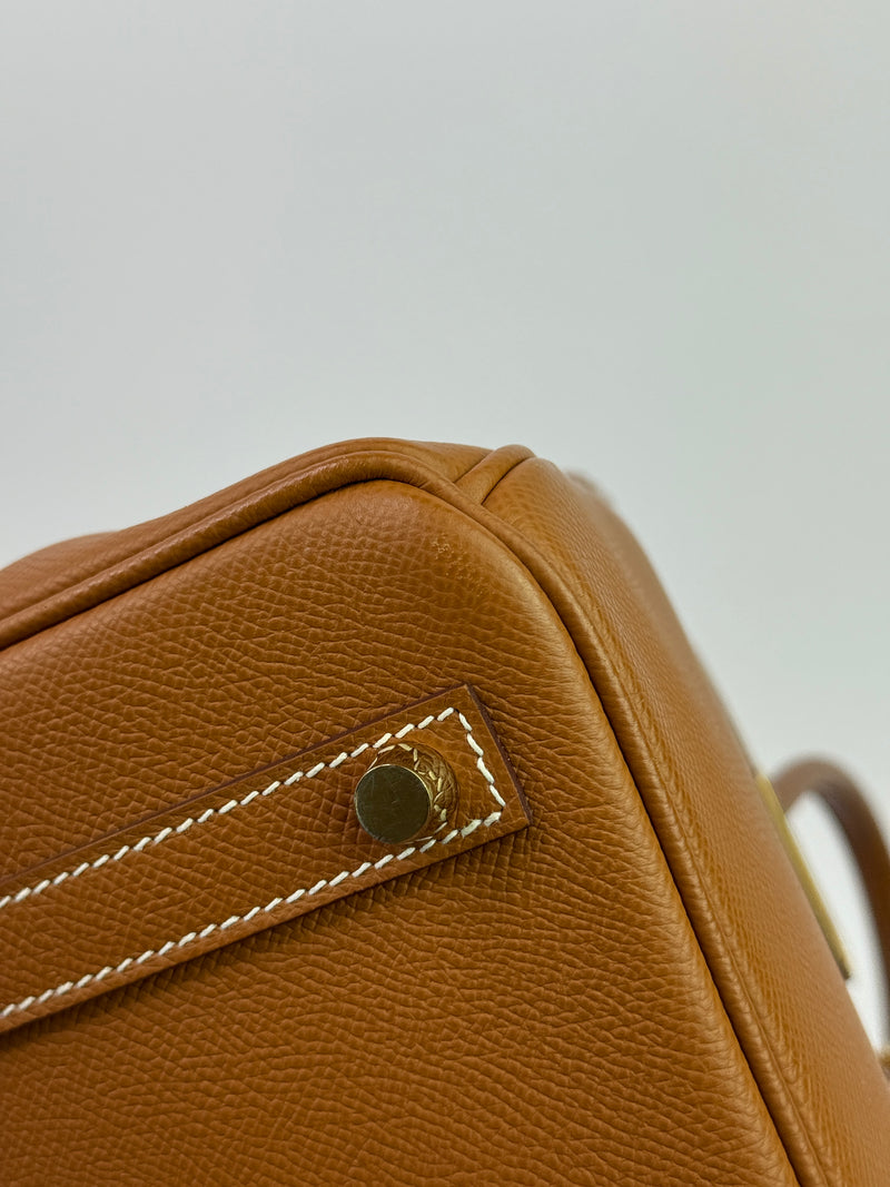 Hermès Birkin 30 In Gold Sellier Epsom Leather GHW