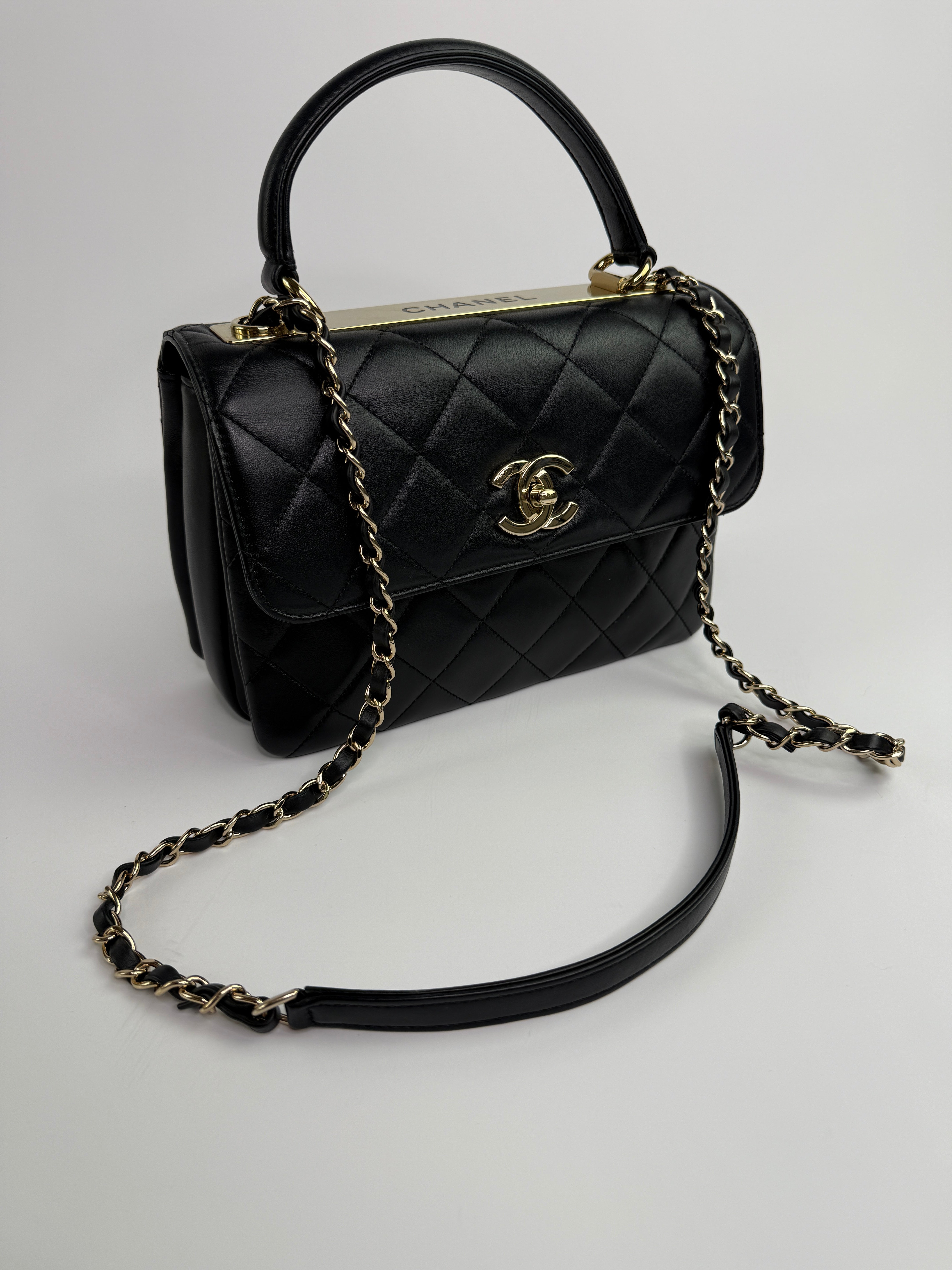 Chanel Small Trendy Top Handle Flap Bag