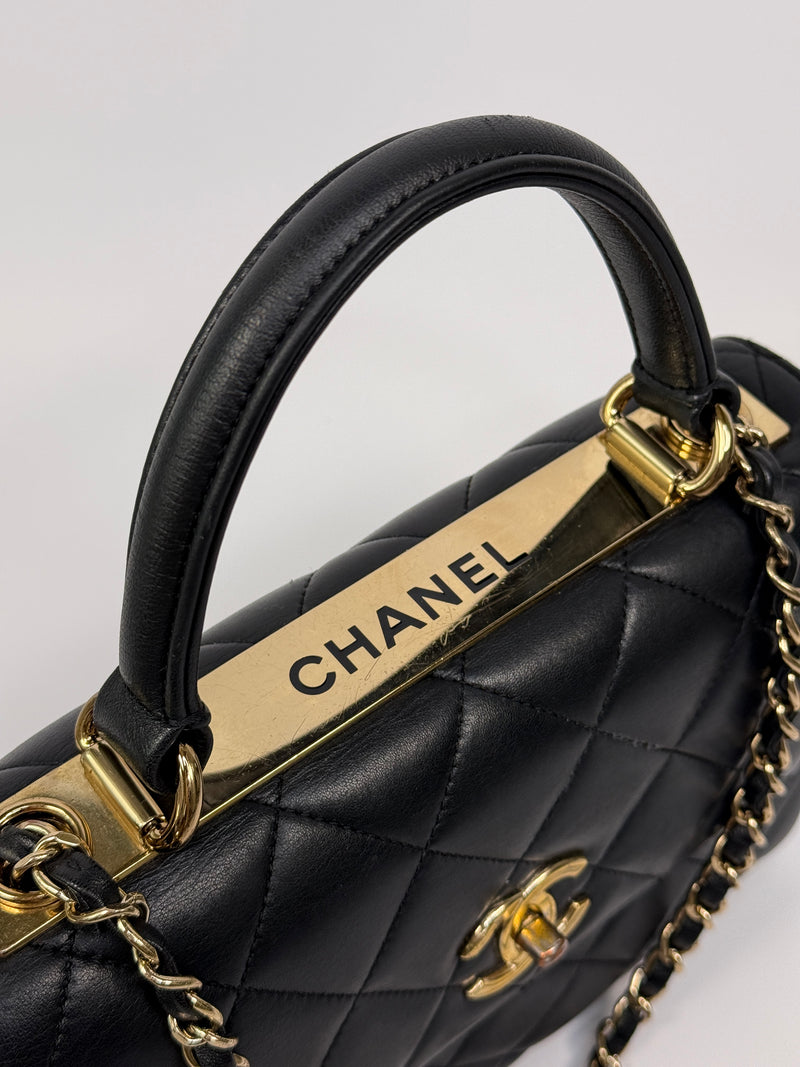 Chanel Small Trendy Top Handle Flap Bag