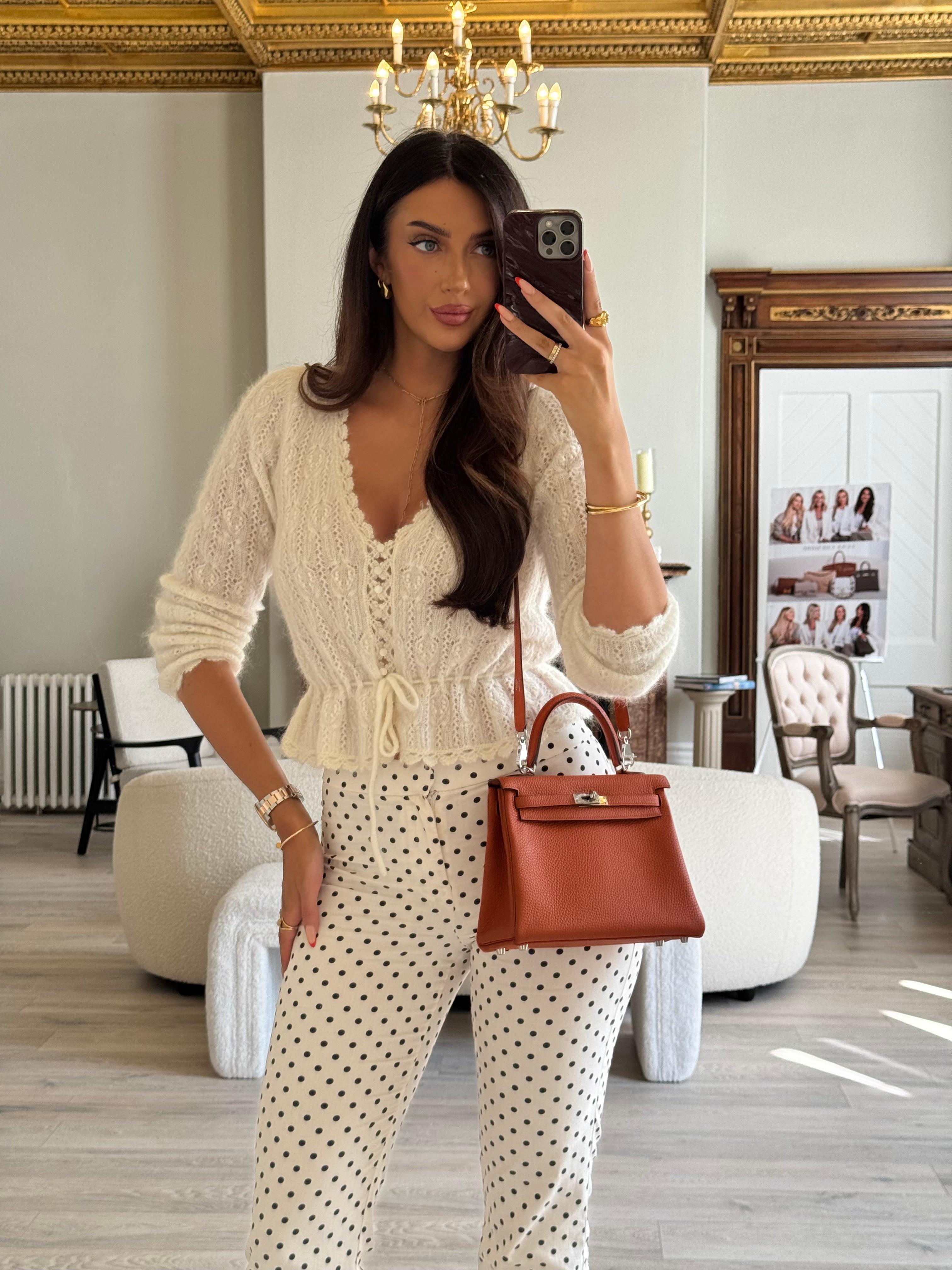 Authentic Pre Loved Hermès Kelly 25 In Orange Togo Leather With Palladium Hardware Excellent Condition