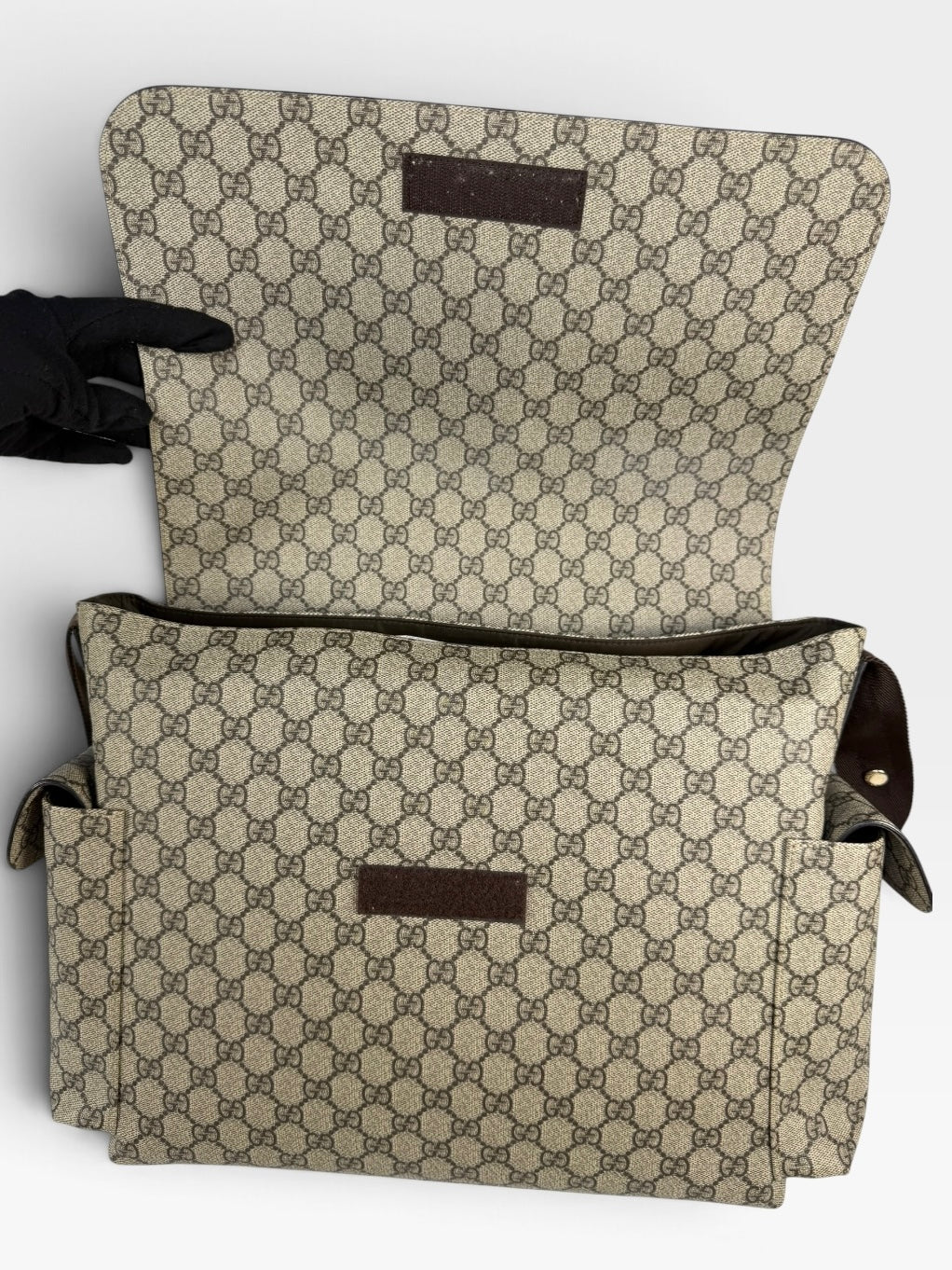 Gucci GG Supreme Baby Changing Bag 100% authentic and preloved in excellent condition