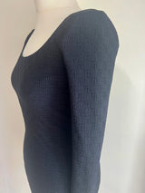 Alexander Wang Black Scoop Back Dress ( Size 2/ UK )