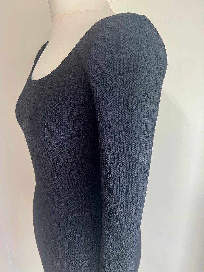 Alexander Wang Black Scoop Back Dress ( Size 2/ UK )