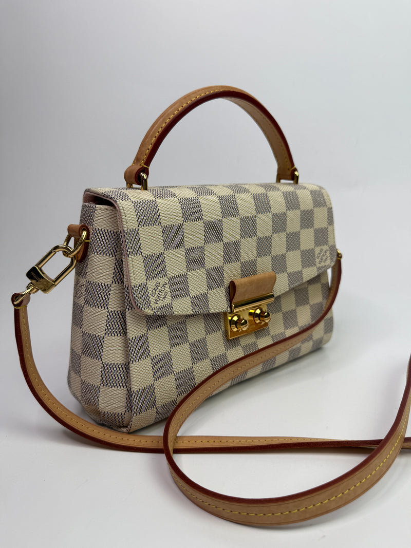Louis Vuitton Damier Azur Canvas Croisette Bag