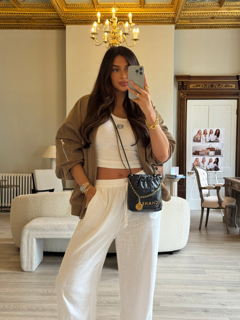 Chanel 22 Mini Bag Black Calfskin With GHW