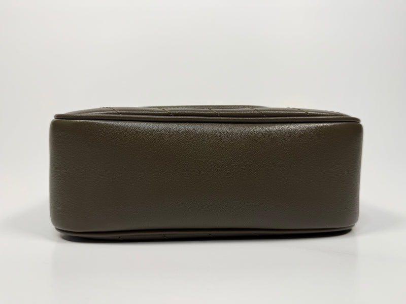 Gucci Soho Disco Crossbody Bag In Khaki  Leather