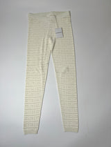Givenchy Off White Knit Leggings ( Size L / UK 12)