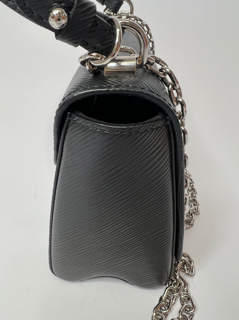 Louis Vuitton Twist MM In Black Epi Leather