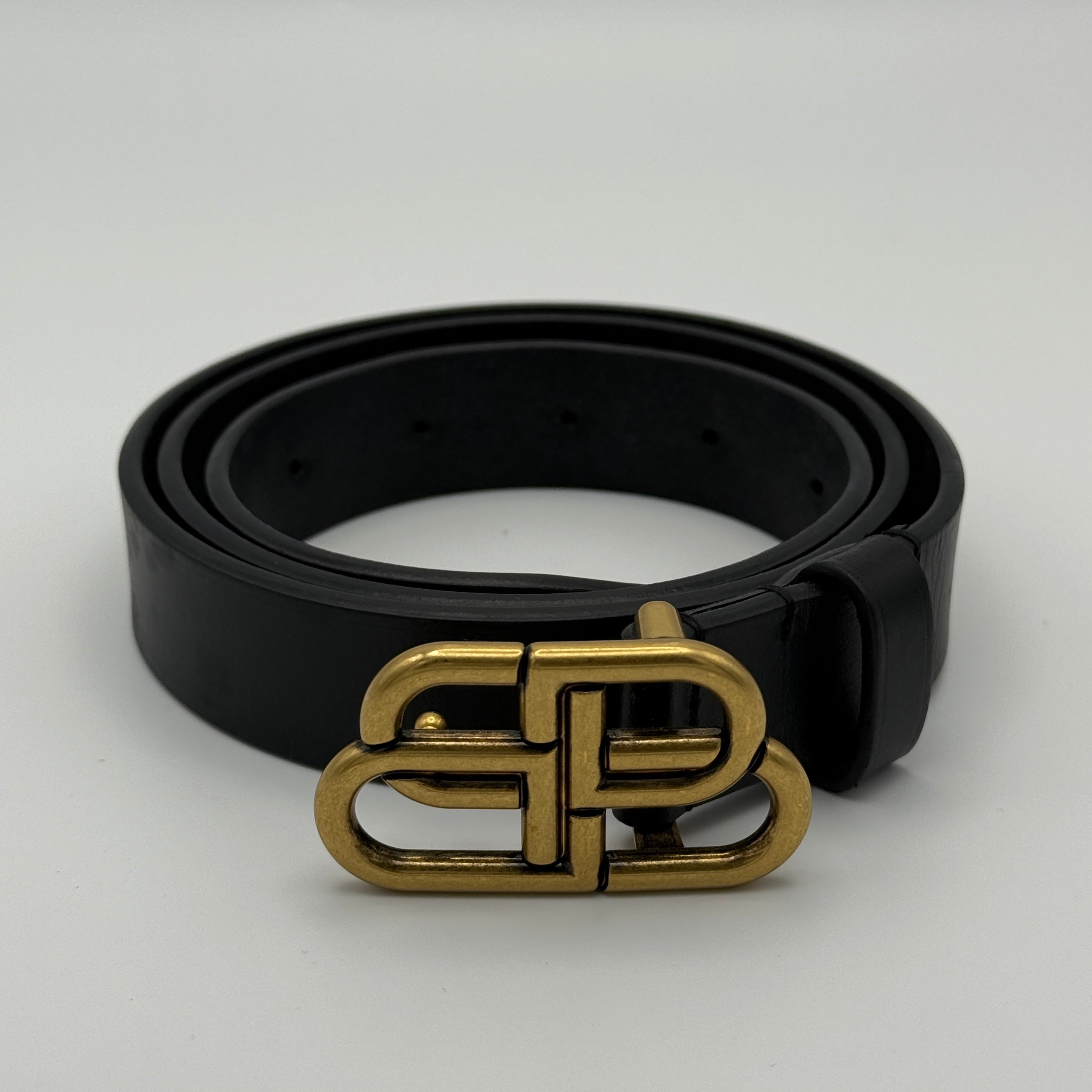 Balenciaga BB Logo Belt (Size 85)