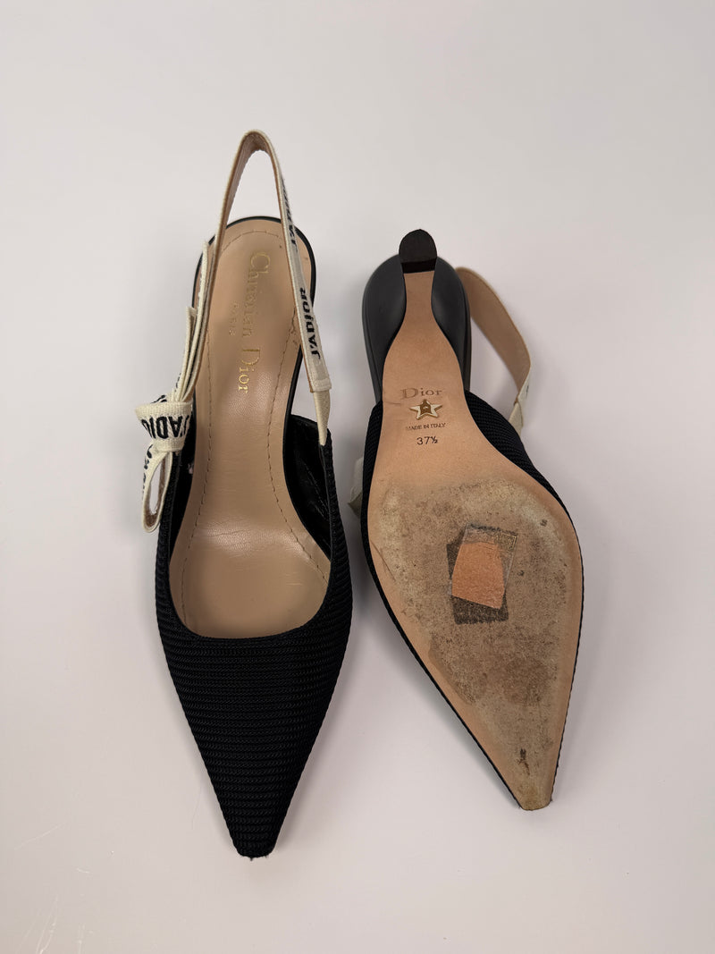 Christian Dior J'Adior Slingback Pumps (Size 37.5/UK4.5)