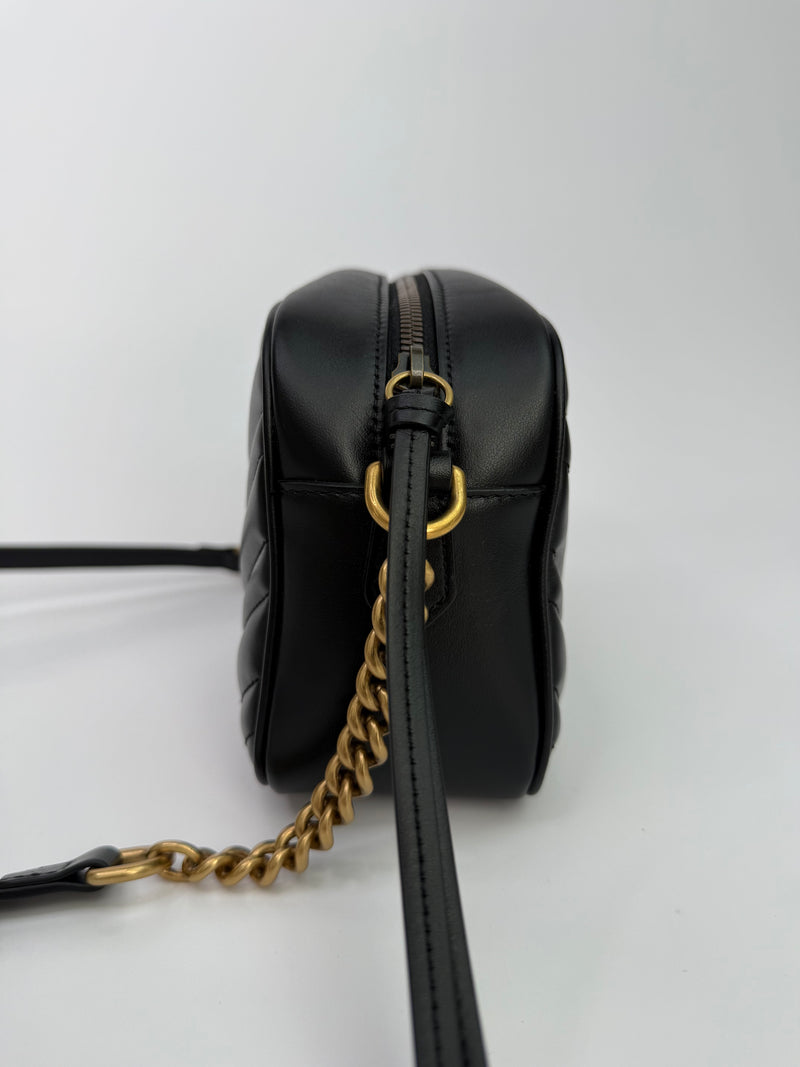 Gucci GG Marmont Small Matelasse Camera Bag