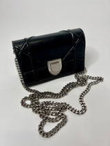 Christian Dior Black Micro Diorama Bag