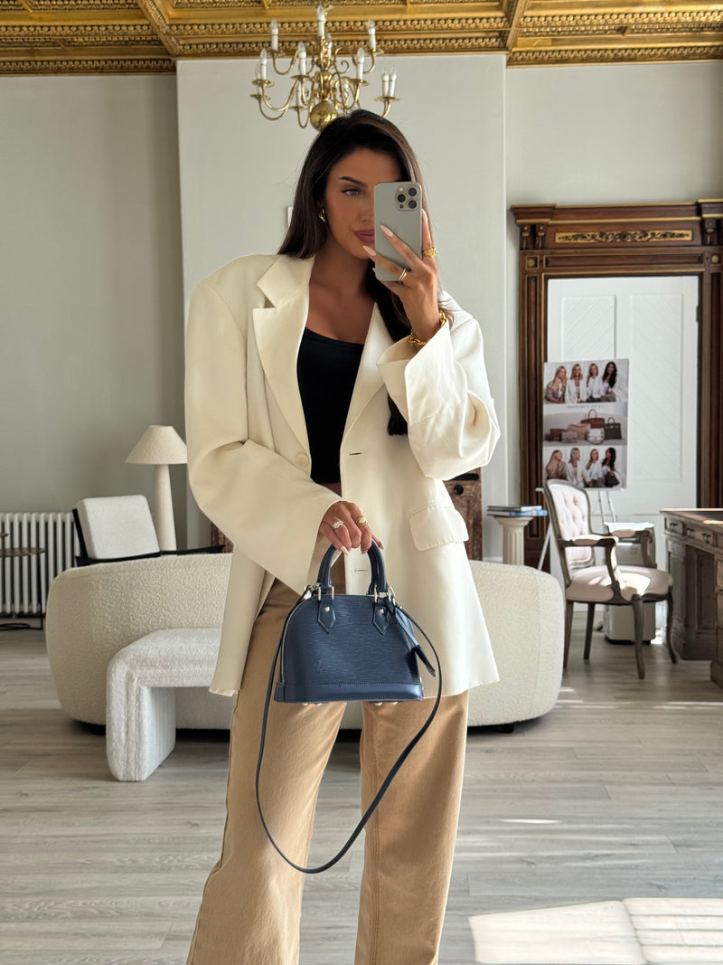 Louis Vuitton Alma BB In Navy Epi Leather