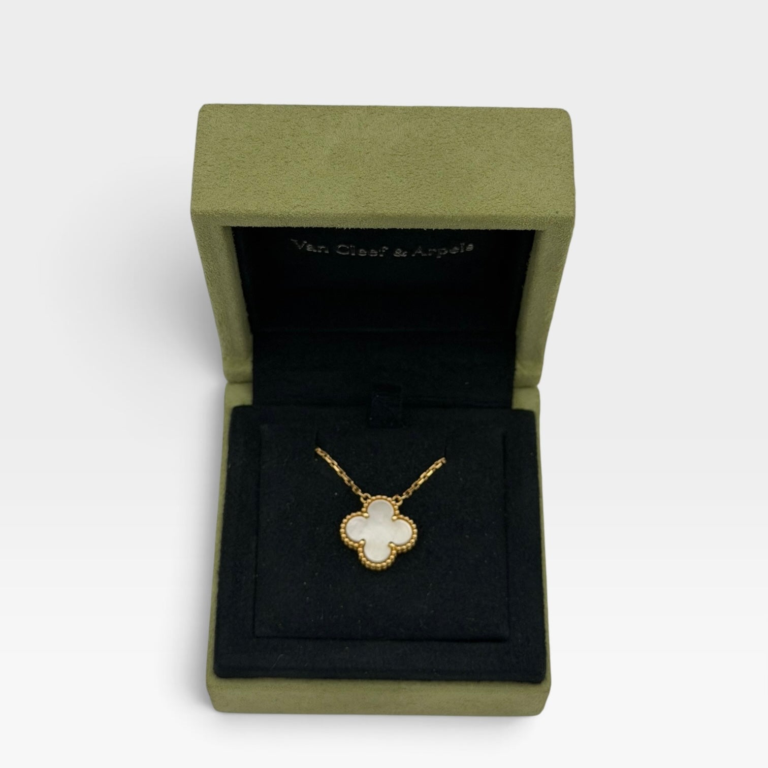 Van Cleef & Arpels Vintage Alhambra Gold & Mother-Of-Pearl Necklace