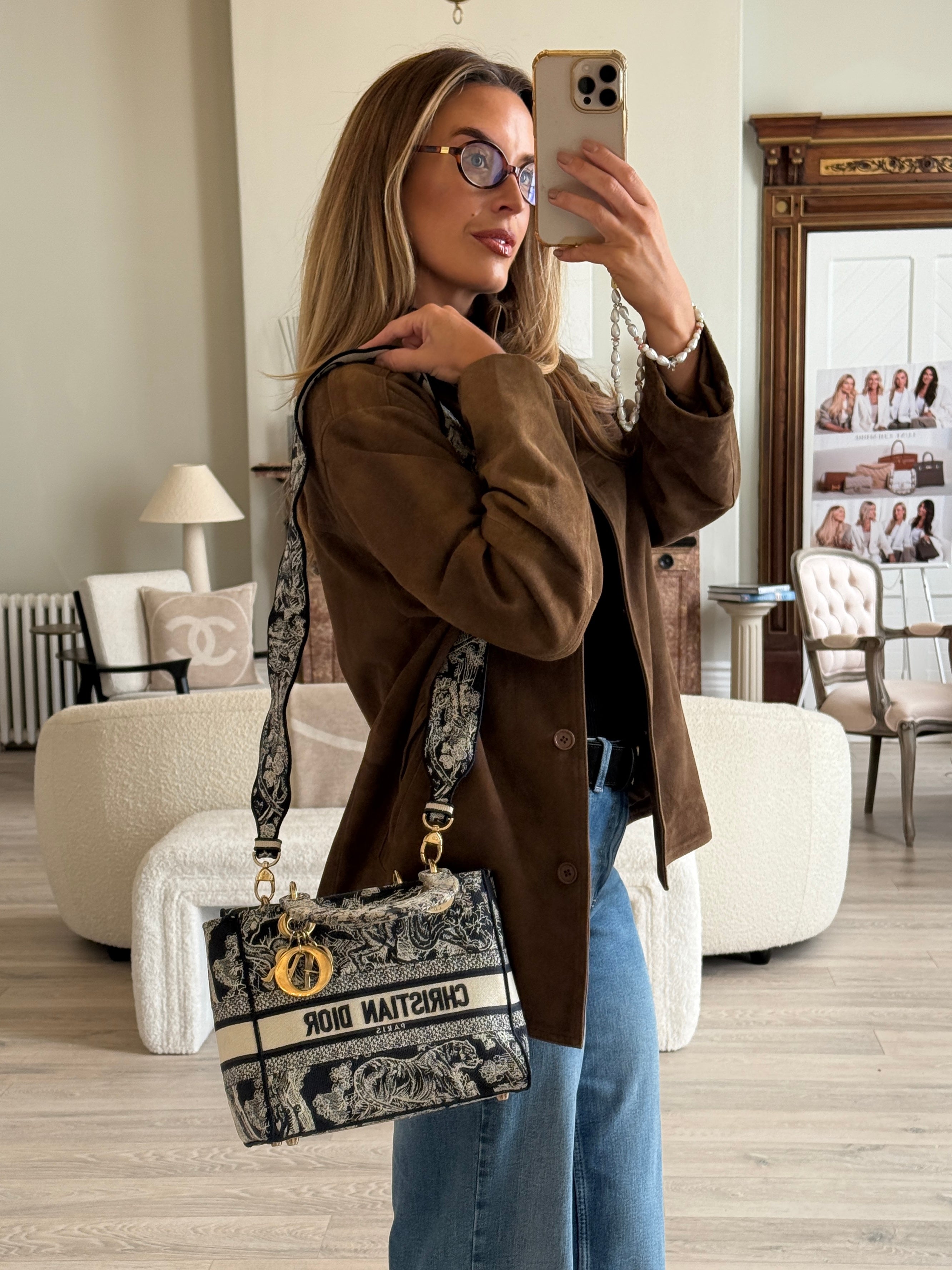 Christian Dior Medium Lady D-Lite bag