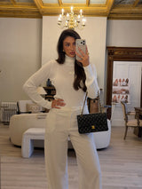 Chanel Medium Classic Double Flap Black Lambskin With GHW