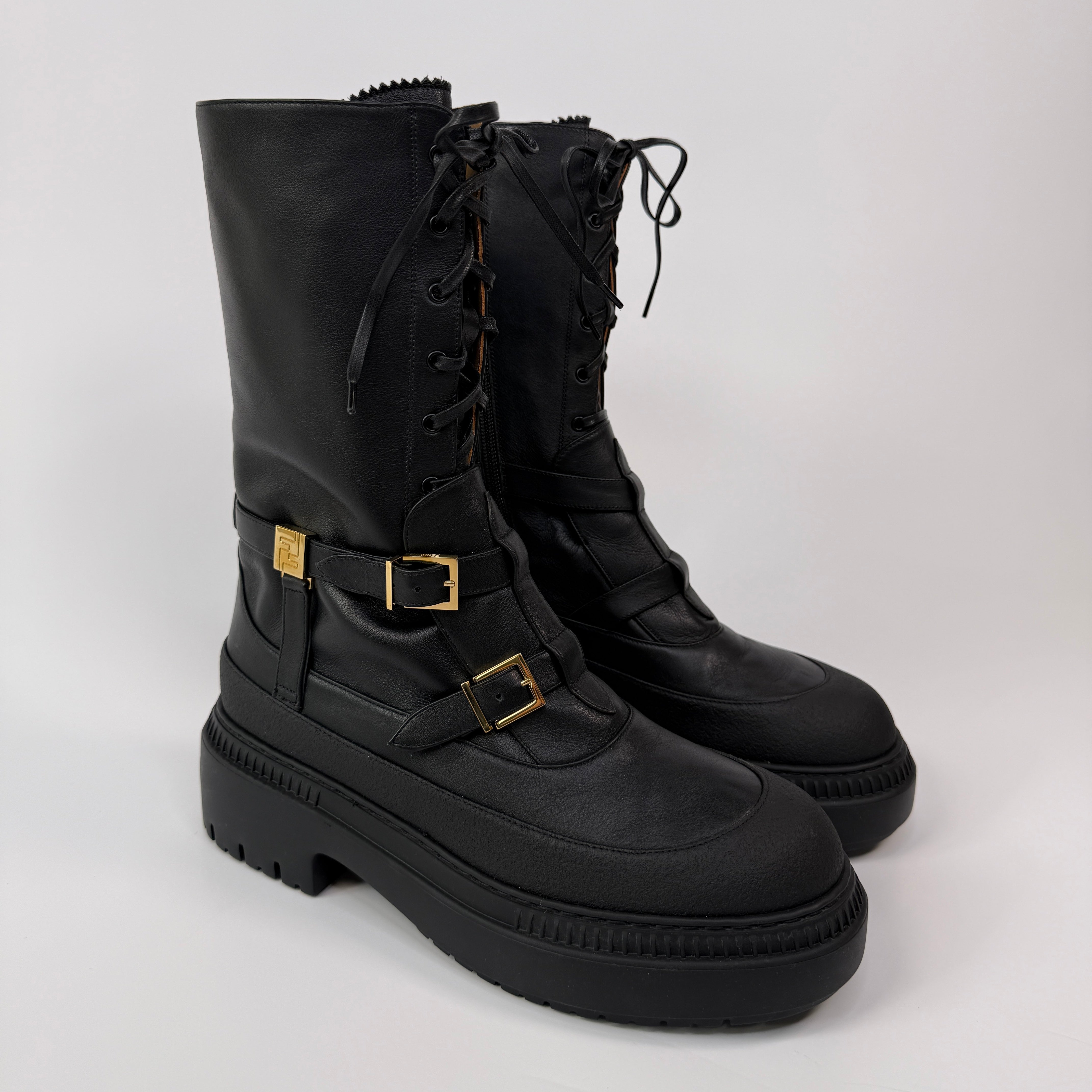 Fendi Biker Boots  (Size 40/ UK7)