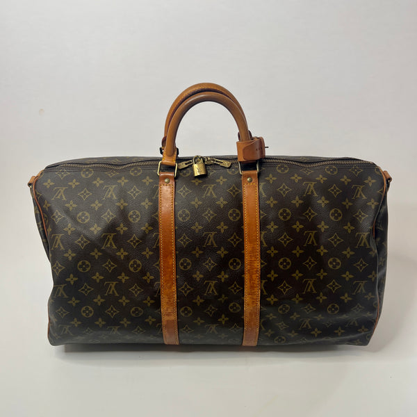 Louis Vuitton Monogram Vintage Bandoulier Keepall 55