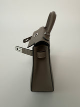 Hermés Mini Kelly Gris Asphalt In Epsom Leather With PHW