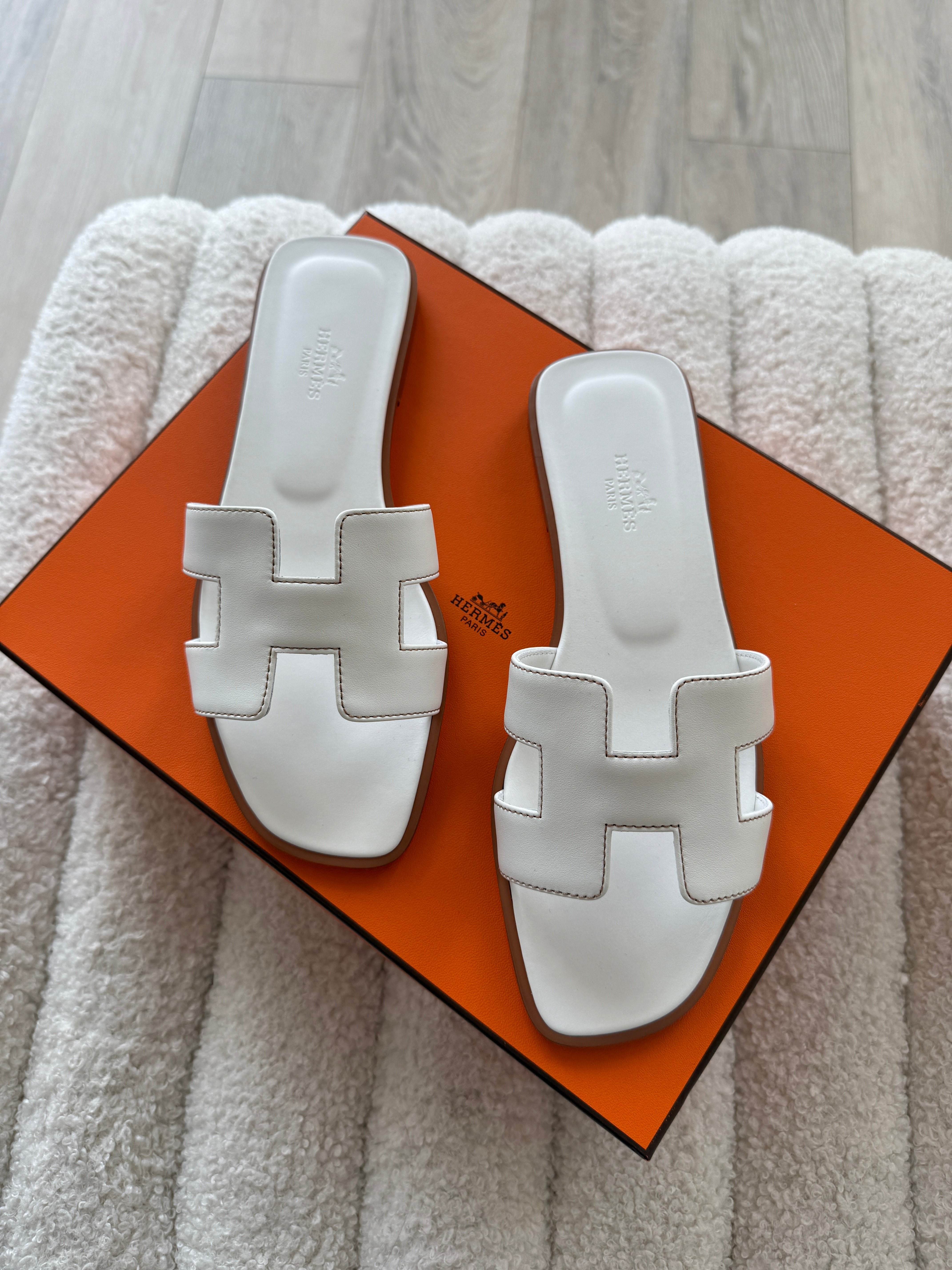 Hermès Oran Sandals (Size 37/UK4)