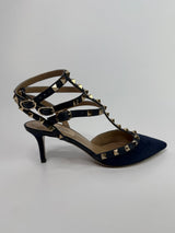 Valentino Garavani Rockstud Pumps (Size 37.5/UK4.5)