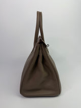 Hermès Birkin 30 In Etoupe Clemence Leather With PHW