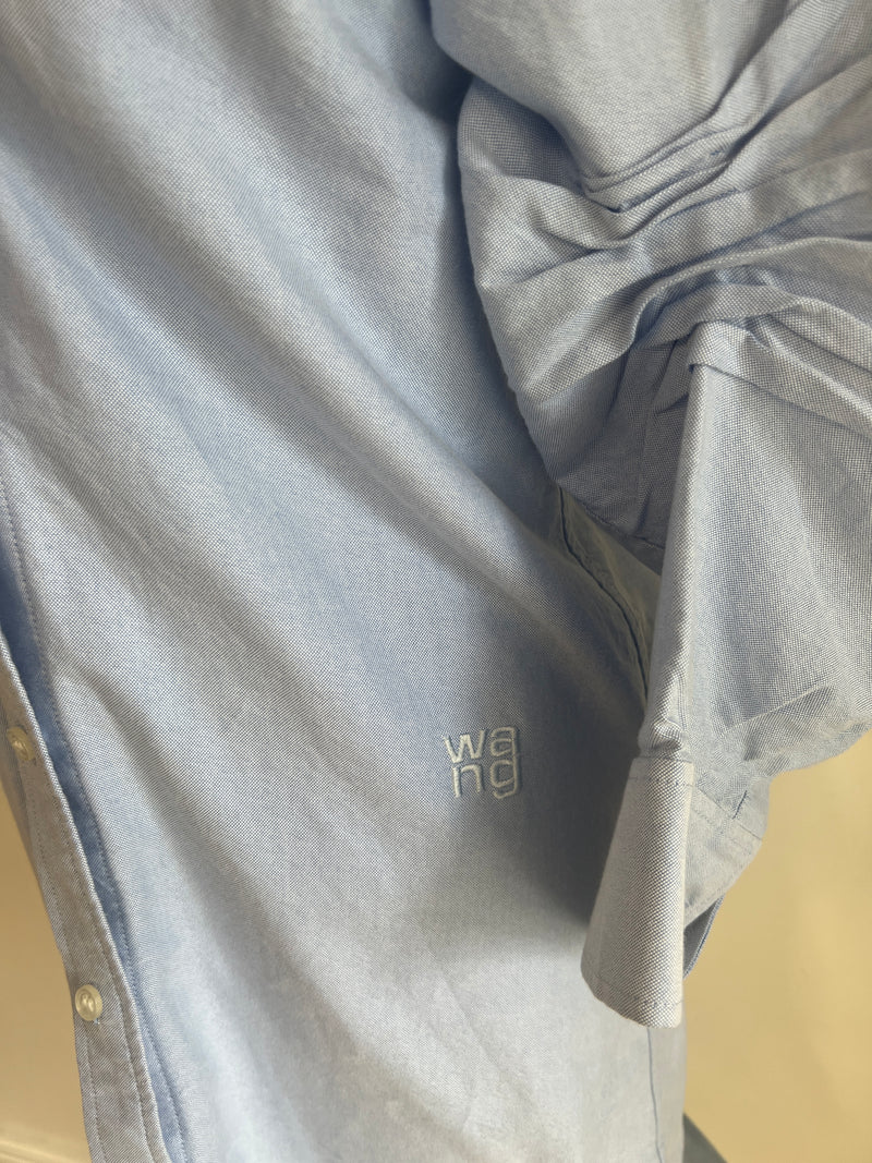 Alexander Wang Blue Shirt With Vest Insert  ( Size 2/ UK )