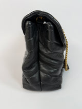 Saint Laurent Medium Grain De Poudre Loulou Shoulder Bag