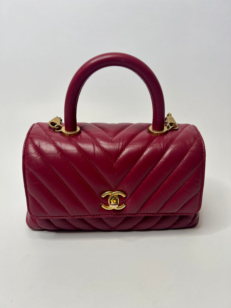 Chanel Small Coco Top Handle Bag