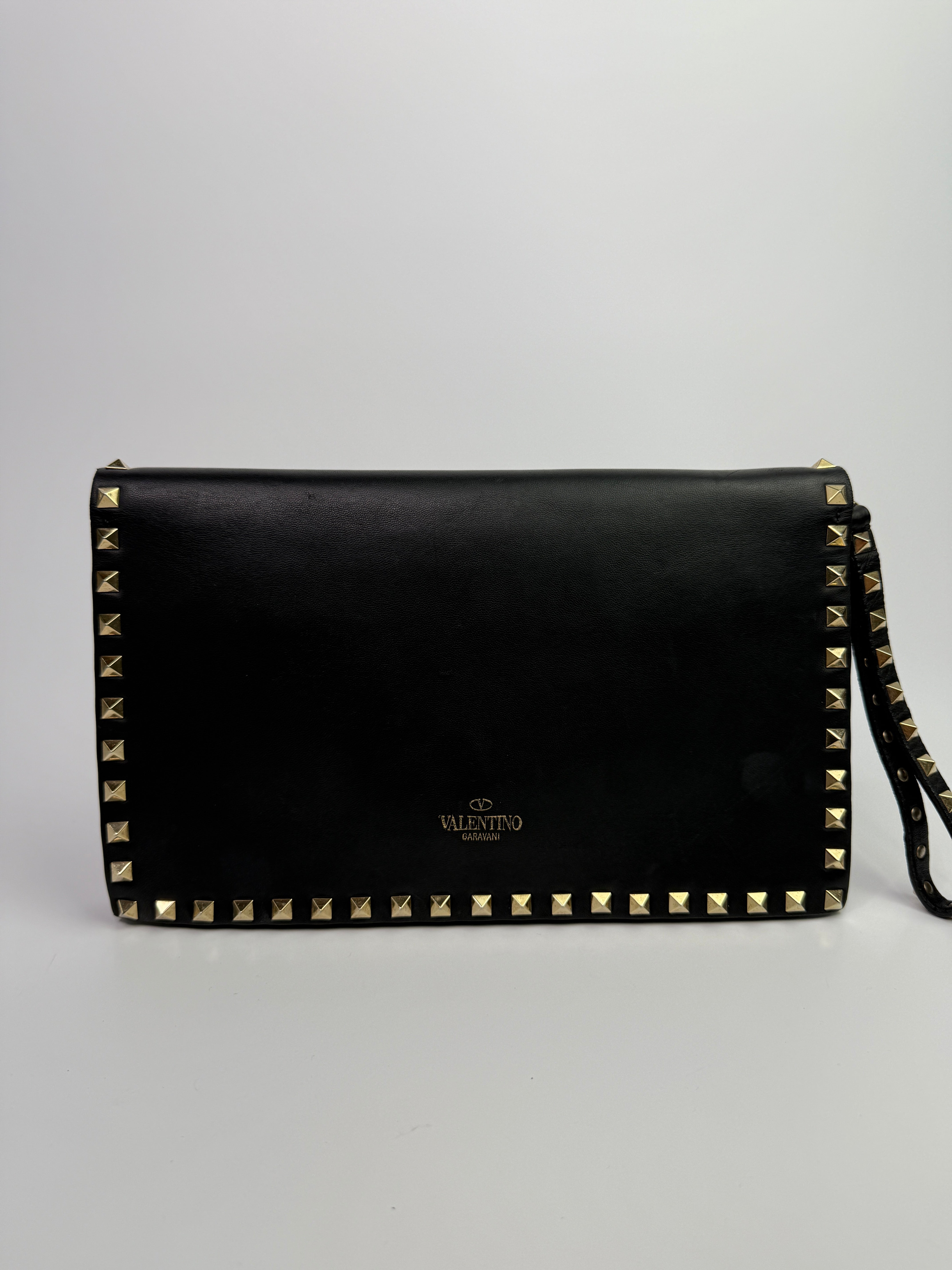 Valentino Garavani Rockstud Wristlet Clutch