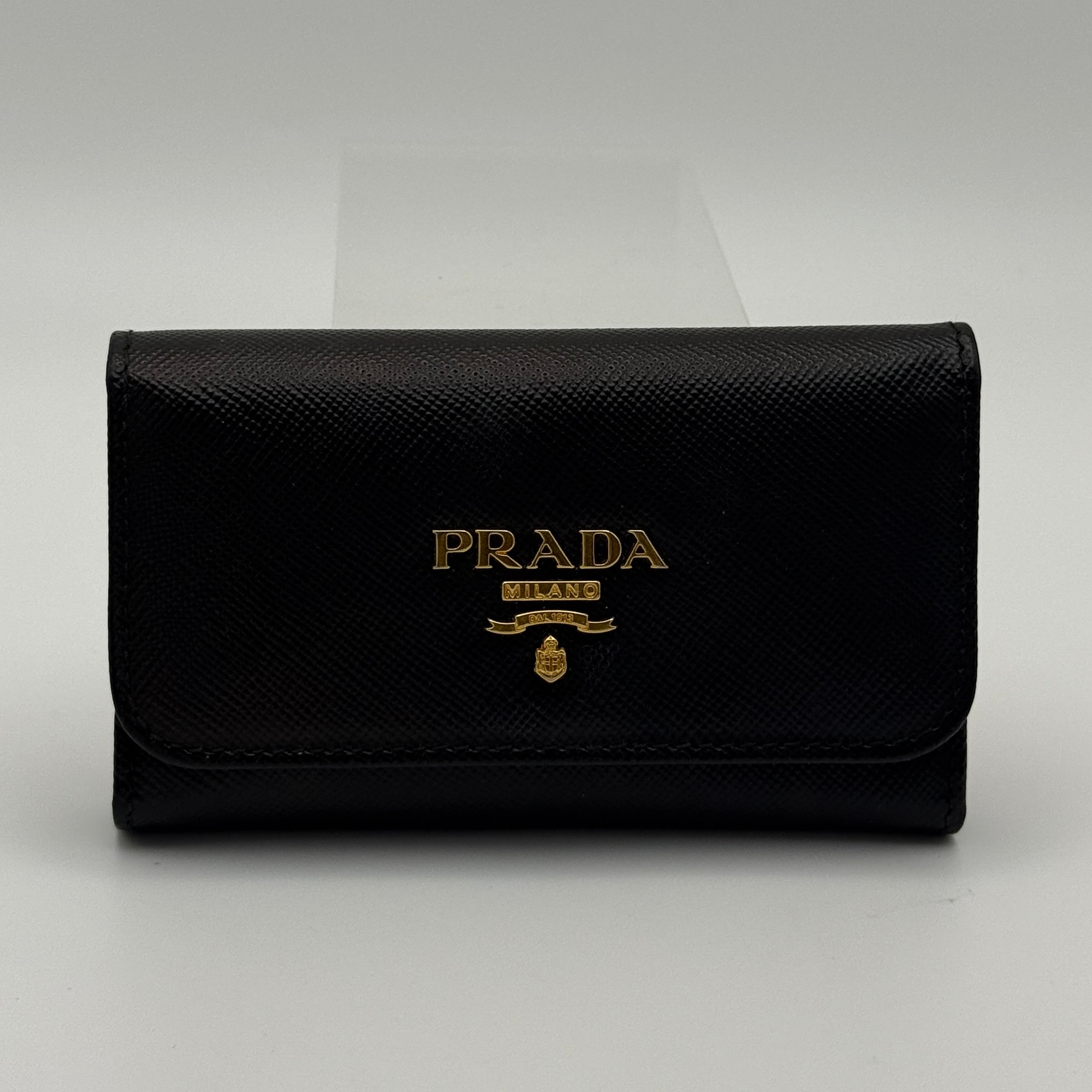 Prada Saffiano Leather Keychain