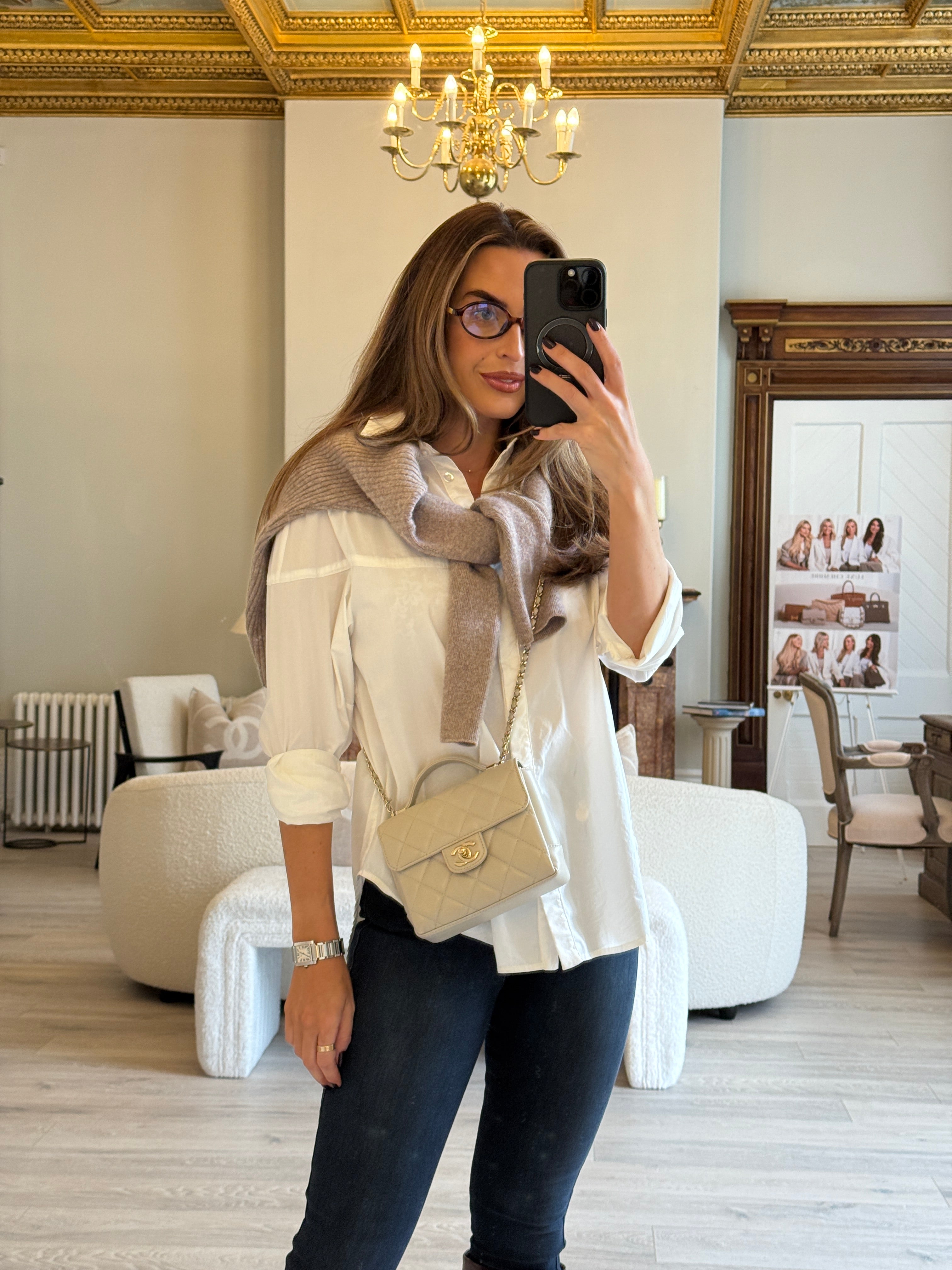 Chanel Seasonal Top Handle Flap Bag
Pre Loved & Authentic 