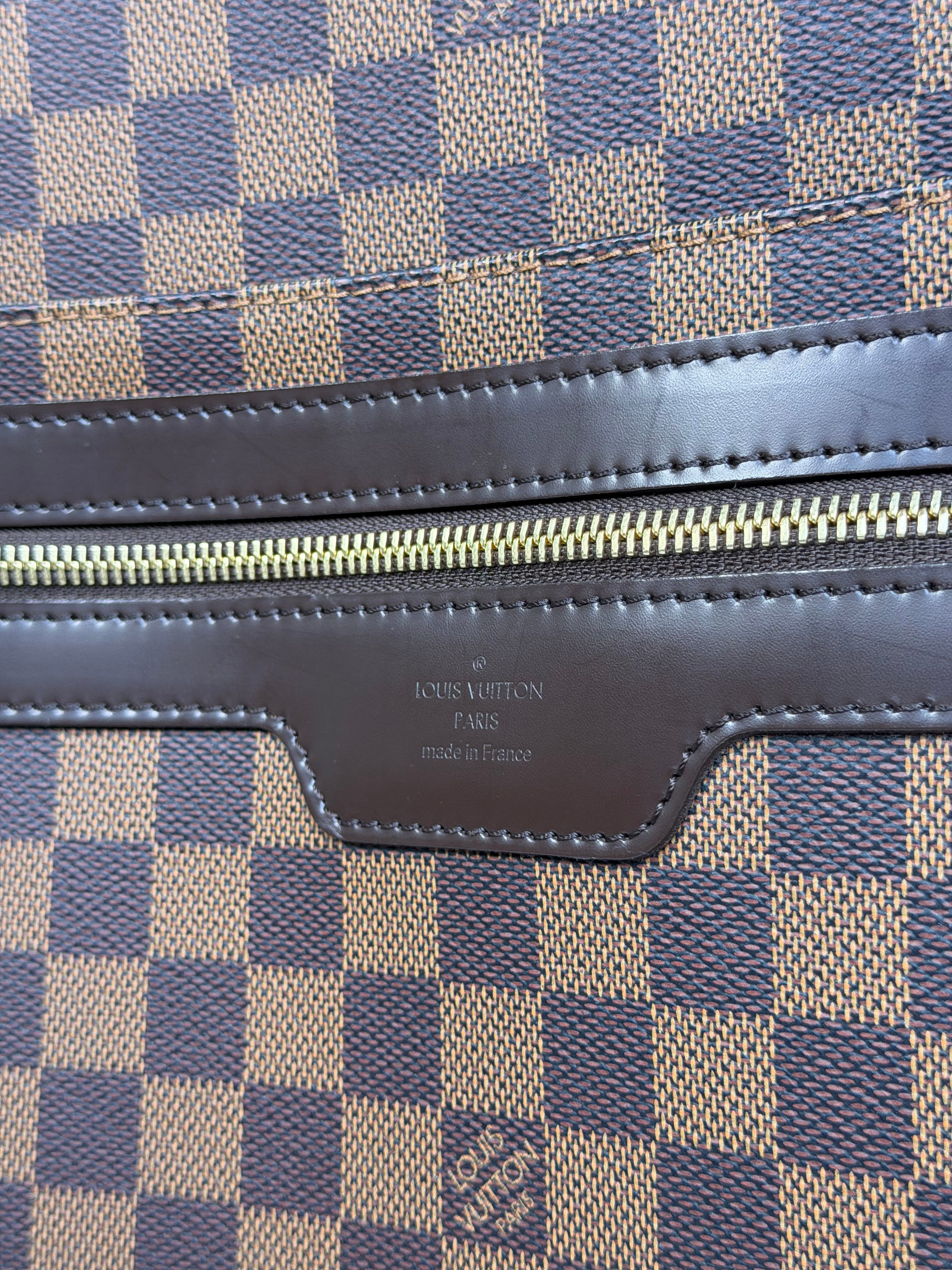 Louis Vuitton Pégase Suitcase In Damier Ebene With Gold Hardware. Authentic and preloved in excellent condition.