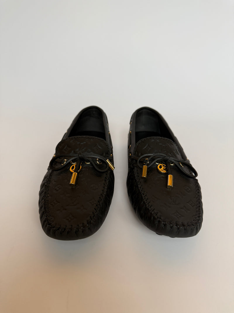 Louis Vuitton Gloria Flat Loafers Size40 UK7