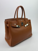 Hermès Birkin 30 In Gold Swift Leather With PHW